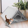 2-in-1 Cat Window Perch & Tunnel: Medium Hammock for Cats up to 40lbs Online Sale