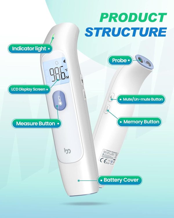 No-Touch Forehead Thermometer: Reliable & Fast Temperature Readings for Babies, Kids, & Adults Online