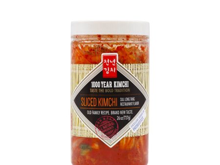 1000 Year Kimchi Sliced Kimchi 26oz For Sale