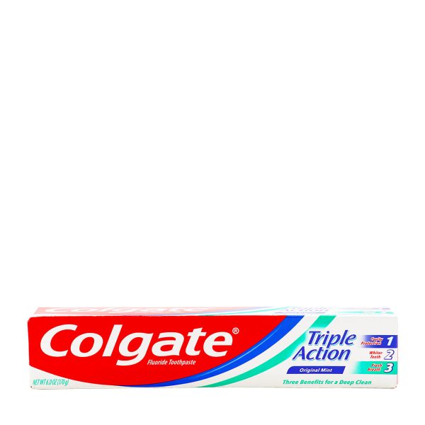 Colgate Triple Action Original Mint Toothpaste 170g on Sale