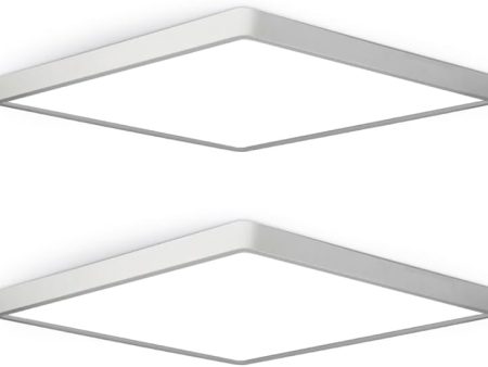 2 Pack Modern 18W LED Ceiling Light - 9-Inch, Daylight White, Energy Efficient, Easy Install for Home & Office Online Sale