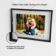 Black Floating Frame Set for Photos (5 x7 ) - Ideal for Home, Weddings, Festivals Fashion