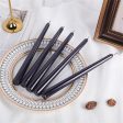 Elegant Metal Style Black Taper Candlesticks - 4 Pack, Dripless 10  Candles Online Sale