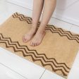 Luxurious Anti-Slip Bath Nursery Rugs - Soft Plush 100% Polyester, Water Absorbent (17x24 inches, Beige) on Sale