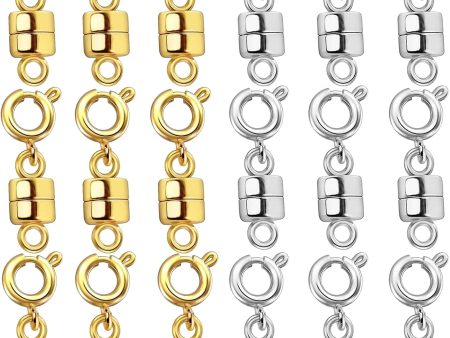 18pc Magnetic Jewelry Clasps Set - Gold & Silver, Easy Attach for Arthritis Sale