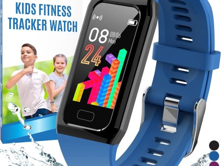 Kids Fitness Tracker: Waterproof, Heart Rate & Sleep Monitor, Ages 5-16 For Discount