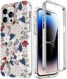 iPhone 14 Pro Max Flowers & Berries Bumper Case w  Built-in Screen Protector Sale