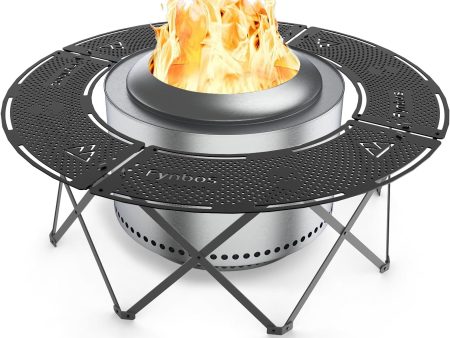 Adjustable Height Fire Pit Surround Tabletop for Outdoor Camping Hot on Sale