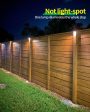 6-Pack Solar Deck Lights Outdoor: 7-Color LED Waterproof Step & Poolside Lights Online Hot Sale