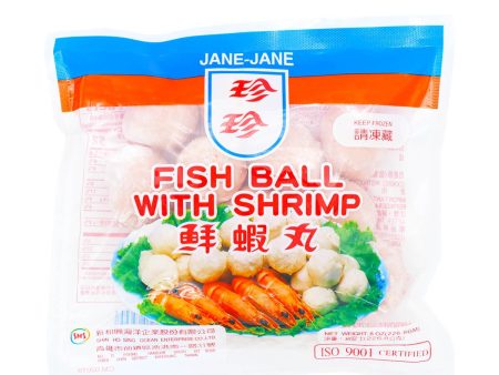 Jane-Jane Fish Ball with Shrimp 8oz Hot on Sale