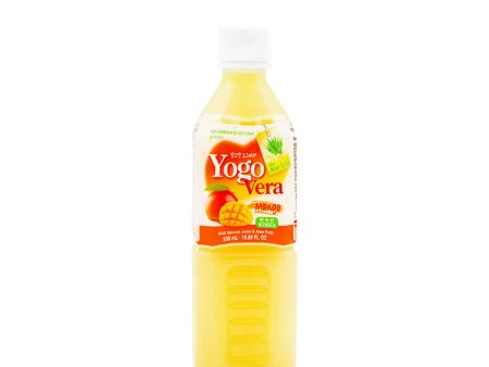 Yogo Vera Non Carbonated Soft Drink with Natural Juice & Aloe Pulp Aloe Mango Flavor 500ml Online Hot Sale