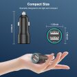 Dual Port 4.8A 24W iPhone 15 Car Charger - Quick Charge with 2 MFi Certified USB to USB-C Cables Compatible with New iPhone Series & iPads For Discount