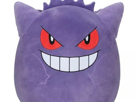 Jumbo 20-Inch Pokémon Squishmallows Gengar Plush - Ultra-Soft Collectible Online Sale