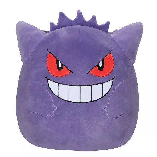 Jumbo 20-Inch Pokémon Squishmallows Gengar Plush - Ultra-Soft Collectible Online Sale