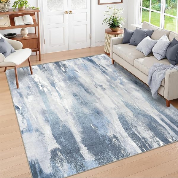 Machine Washable Area Rug 5x7 with Non-Slip Backing for Living Room & Bedroom Online Hot Sale