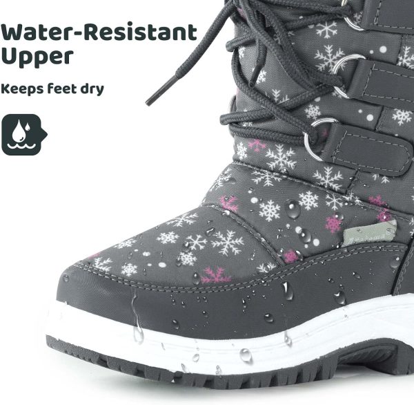 Insulated Fur Winter Snow Boots for Little Kids - Size 1 Warm & Stylish Online