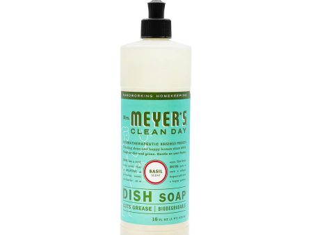 Mrs. Meyer s Clean Day Dish Soap Basil Scent 16fl.oz For Cheap