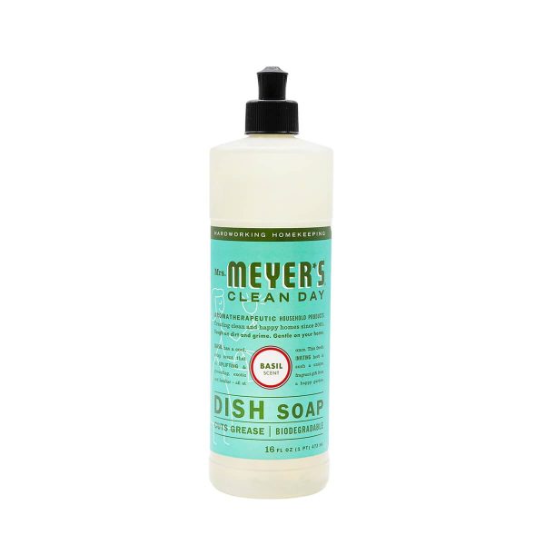 Mrs. Meyer s Clean Day Dish Soap Basil Scent 16fl.oz For Cheap