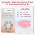 2-Pack Ultimate Gel Breast Ice Packs for Nursing Moms, Soothes Pain & Inflammation Hot on Sale