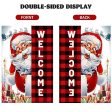 Christmas outdoor decorations, Christmas garden flags 12×18 inches double-sided, Christmas garden decorations outside the farmhouse Christmas flags Online Hot Sale