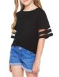 Girls Size 5 Short Sleeve T-Shirts Flare Tunic Summer Tops, Trendy Casual Black Blouse Perfect for All Seasons Discount