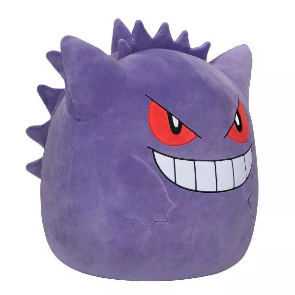 Jumbo 20-Inch Pokémon Squishmallows Gengar Plush - Ultra-Soft Collectible Online Sale