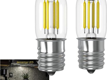 Upgrade Your Microwave Lighting with 40W Equivalent LED Bulbs for Under Hood, E17 Base - Energy Efficient, 5000K Daylight, 2 Pack For Sale