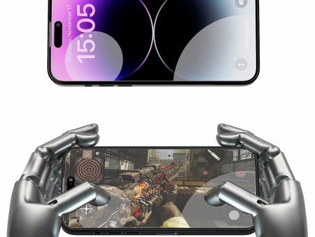 2pk iPhone 14 Pro Gaming Screen Protectors w  Dedicated Frosted Thumb Controls Cheap