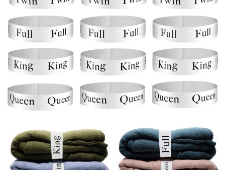 12pcs Bed Sheet Organizers & Storage Bands for Bedding - King, Queen, Full, Twin Sale