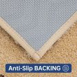 Luxurious Anti-Slip Bath Nursery Rugs - Soft Plush 100% Polyester, Water Absorbent (17x24 inches, Beige) on Sale