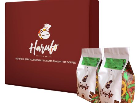 Specialty Brazilian Coffee Gift Kit - 2 Bags of Bourbon Whole Beans, Medium Roast, 17.6 oz For Sale