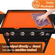 Silicone Griddle Mat for Blackstone Grills, 36-Inch, Orange - Heavy Duty & Non-Stick Supply