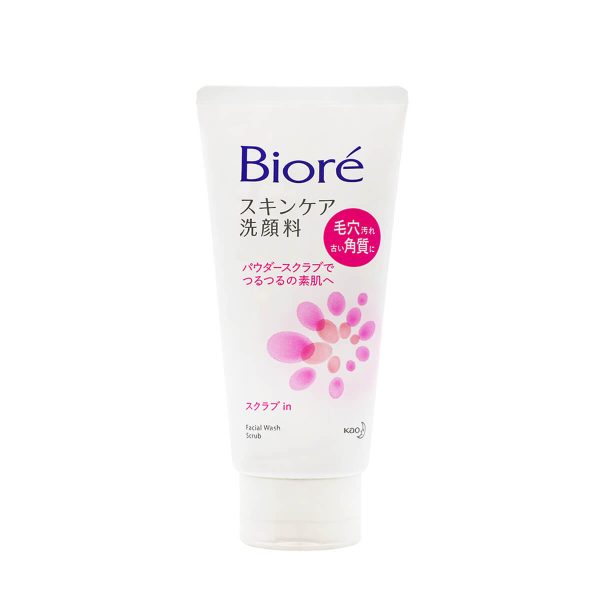 Kao Biore Facial Wash Scrub 130g Online Hot Sale