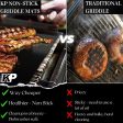 Kitchen perfection Magical Griddle Grill Mat for Gas Grill - 2 NonStick Flat Top Griddle Mats for Outdoor Grill -Turn Your Grill Into A Griddle, 600F Heat Resistant Easy to Clean Grill Accessories Hot on Sale