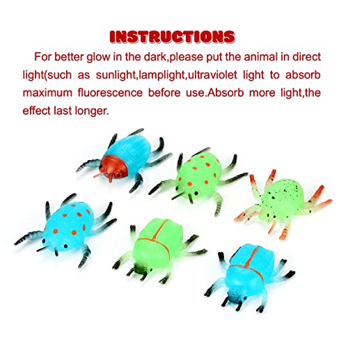 Axbotoy 24 Packs Glowing Bug Toys Valentines Day Gifts Cards for Kids with Valentine Classroom Exchange Party Favors Valentines Day Gifts for Boys Girls Toddlers Online Sale