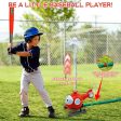 Water Spray Sprinklers & T-Ball Set for Kids - Backyard Spinning Airplane Sprinkler, Sprays Up to 8 Feet High Supply