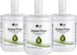 LG LT500P3 Refrigerator Water Filter 3-Pack, NSF Certified for Cleaner, Fresher Tasting Water Online now