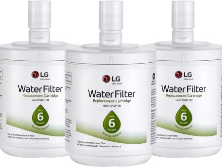 LG LT500P3 Refrigerator Water Filter 3-Pack, NSF Certified for Cleaner, Fresher Tasting Water Online now