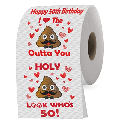 50th Birthday Toilet Paper Gag Gift Discount