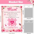 Soft Flannel Pink Blanket for Mom, Ideal Birthday and Christmas Gift, 60  x 80  Online Sale