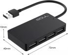 Maximize Your USB Connectivity: 4-Port USB 2.0 Hub for PCs and Gaming Consoles For Discount