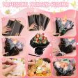 234-Piece DIY Flower Wrapping Kit: Waterproof Papers, Ribbons & 3D Butterflies on Sale