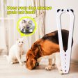 2pk Cat Door Holder Latch, Lets Cats In & Keeps Dogs Out of Litter Food Sale