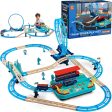 Ultimate Railway Adventure Train Set: 85-Piece Glow-in-the-Dark Tracks for Kids, DIY Electric Model with Realistic Features Fashion