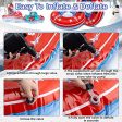 COMMOUDS Snow Tube, 47 Inch Large Inflatable Snow Sled with Handles, Double-Layer Thickened Heavy Duty Snow Sledding Tube for Kids Adults Winter Outdoor Snow Activity Skiing Sledding Discount