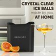 Premium Clear Ice Ball Maker: Crystal Clear 2.4  Ice Spheres for Whiskey & Cocktails Online Hot Sale