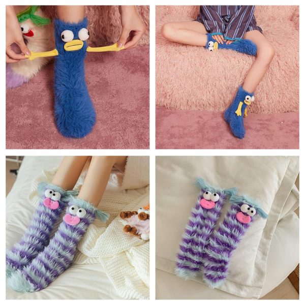 Cozy & Cute Women s Fuzzy Socks: Perfect Warm, Soft Fluffy Slipper Socks for Winter Comfort Online Sale