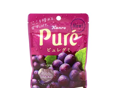 Kanro Pure Gummy Grape 1.9oz Online Hot Sale