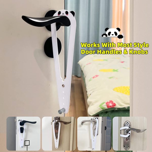 2pk Cat Door Holder Latch, Lets Cats In & Keeps Dogs Out of Litter Food Sale