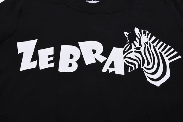 Size XS Zebra T-Shirt & Shorts Pajamas Set Online Sale